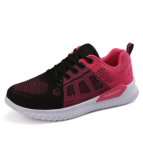 

Women's Trainers / Athletic Shoes Flat Heel Round Toe Mesh Spring & Summer / Fall & Winter Purple / Fuchsia / White