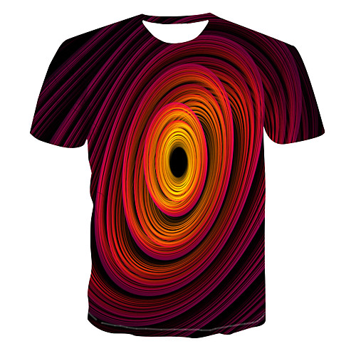 

Men's Daily Basic T-shirt - 3D Red