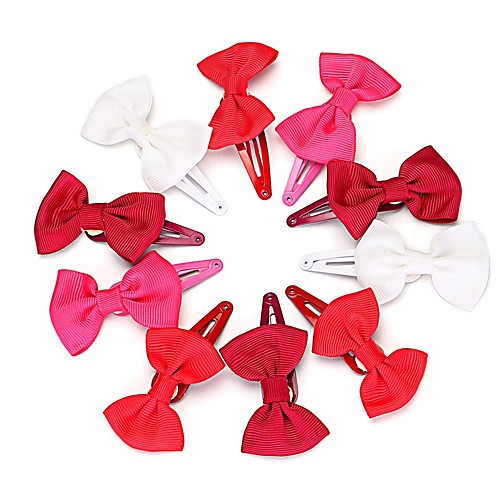 

Dog Hair Accessories Hair Bow Dog Clothes Red Dark Red White Costume Mixed Material