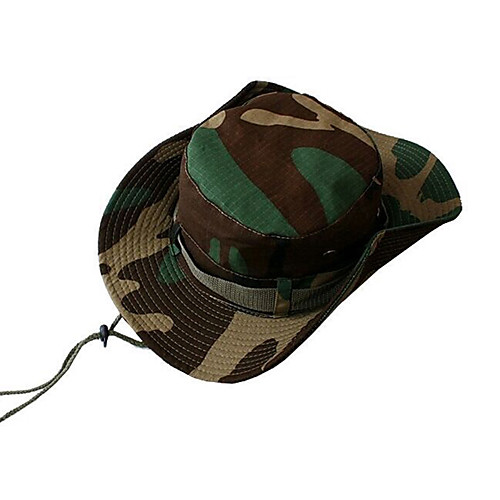 

Hiking Hat Fishing Hat Fisherman Hat Hat 1 PCS Portable Sunscreen UV Resistant Breathable Solid Color Cotton Autumn / Fall Spring Summer for Men's Women's Camping / Hiking Hunting Fishing Army Green