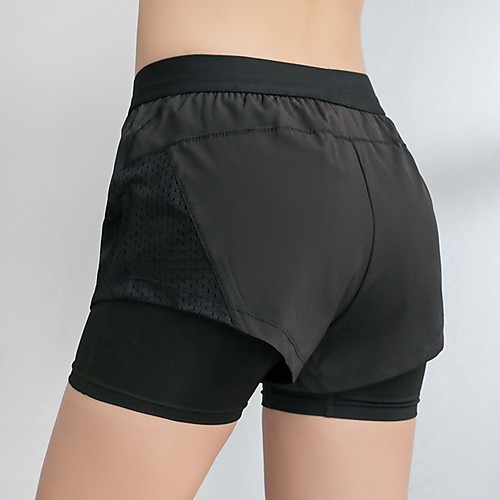 

Women's Sporty Shorts Pants - Multi Color Green Black S M L