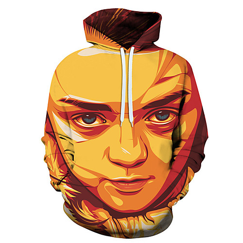 

Men's 3D Print / Casual Hoodie - 3D / Cartoon / Character Rainbow US32 / UK32 / EU40