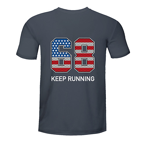 

Men's Running T-Shirt Workout Shirt Round Neck Running Walking Jogging Breathable Quick Dry Moisture Wicking Sportswear Plus Size Tee / T-shirt Top Short Sleeve Activewear Micro-elastic
