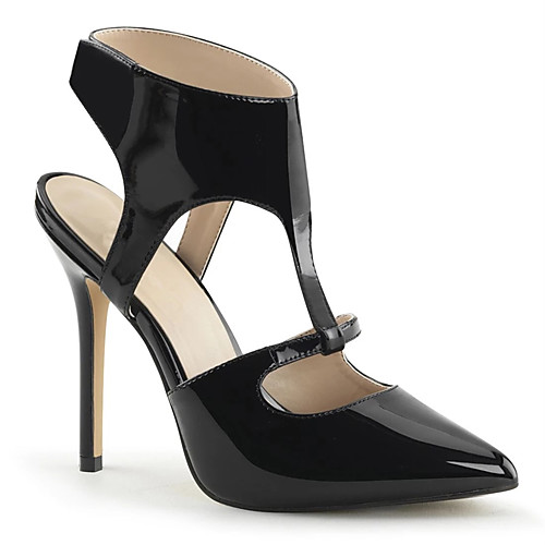 

Women's Heels Stiletto Heel Pointed Toe PU Minimalism Spring & Summer Black / Gray / Party & Evening