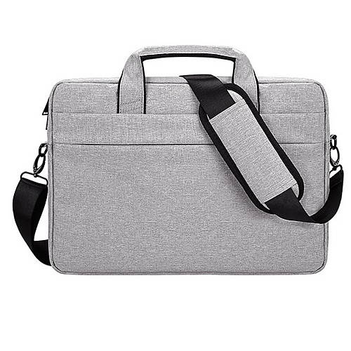 

Unisex Zipper Nylon Briefcase Solid Color Blushing Pink / Dark Gray / Black