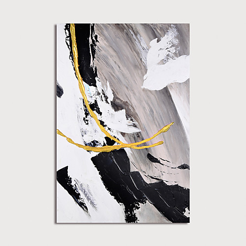 

Hand Painted Canvas Oilpainting Modern Abstract Home Decoration with Frame Painting Ready to Hang