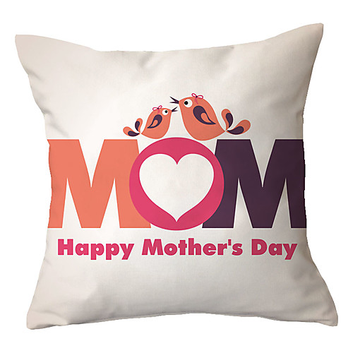 

Cushion Mother's Day Cushion Cover Text Flower Cushion Cover Home Decoration