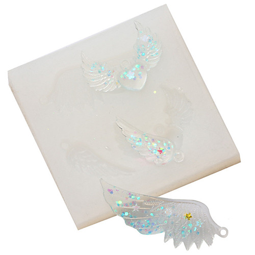 

1pcs Angel Wings Feather Love Pendant Silicone Mold DIY