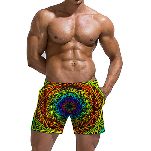 

Men's Sporty / Exaggerated Sweatpants / Shorts Pants - Geometric Pattern / 3D Print Sporty / Print Rainbow US32 / UK32 / EU40 US34 / UK34 / EU42 US36 / UK36 / EU44