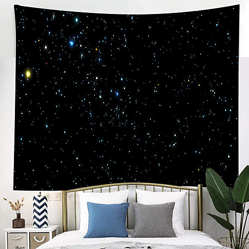 

Outer Space Planet Moon Earth Stars Wall Hanging Wall Tapestry Home Art Decor Wall Decor for Kids Babys Children Bedroom Rooms Ceiling Living Room Nursery School