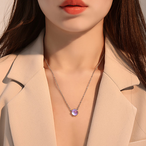 

Women's White Necklace Copper White 51 cm Necklace Jewelry 1pc For Party Evening Street Festival