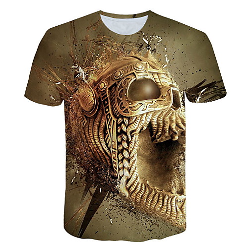 

Men's Daily T-shirt - Geometric Army Green