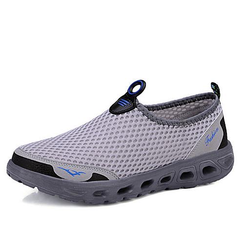 

Men's Mesh Spring & Summer Casual Sneakers Dark Grey / Light Grey / Blue