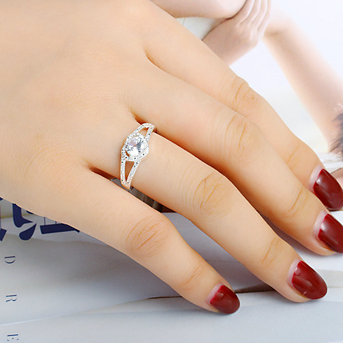 

Women's Ring 1pc Silver Alloy Elegant Holiday European Festival Jewelry