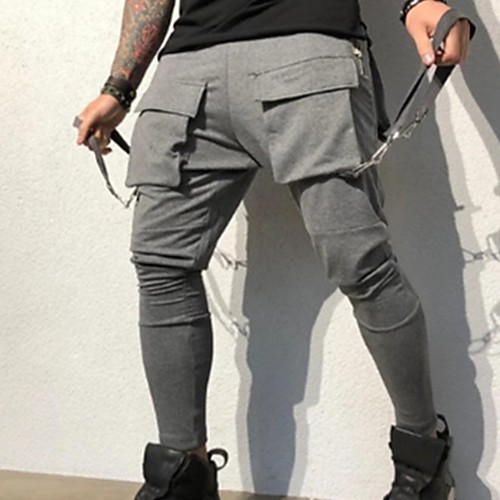 

Men's Basic Chinos Pants - Solid Colored Army Green Red Dark Gray US32 / UK32 / EU40 US34 / UK34 / EU42 US36 / UK36 / EU44