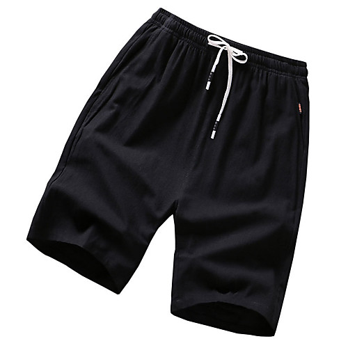 

Men's Sporty / Chinoiserie Daily Going out Sweatpants / Shorts Pants - Solid Colored Sporty Breathable Black Red Army Green US34 / UK34 / EU42 US36 / UK36 / EU44 US38 / UK38 / EU46