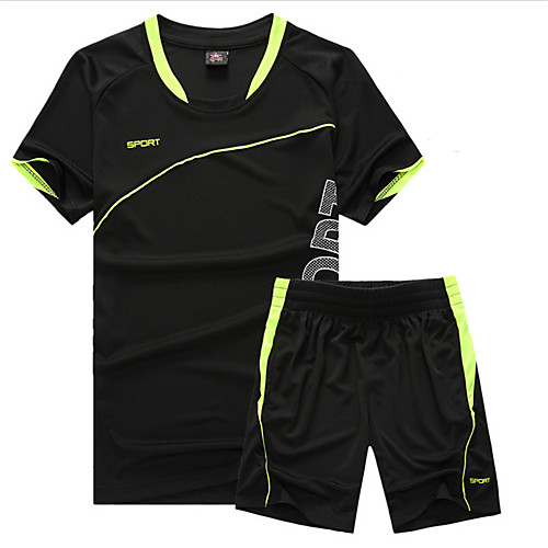 

Men's Daily Sports Basic Set - Solid Colored Print Red