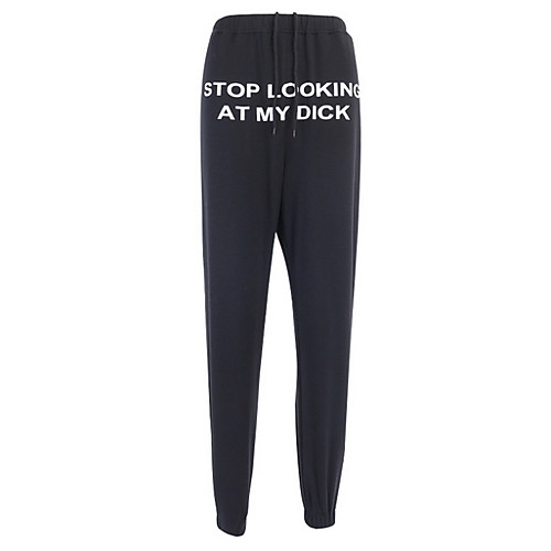 

Women's Basic Sweatpants Pants - Solid Colored Black Gray S / M / L