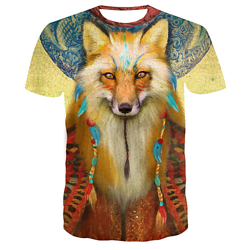 

Men's Daily T-shirt - 3D Print Rainbow
