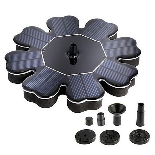 

Anself Solar Powered Fountain Solar Panel Water Floating Fountain