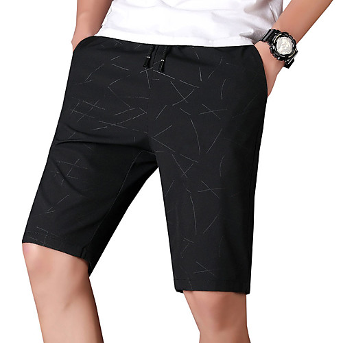 

Men's Sporty / Basic Shorts Pants - Solid Colored / Patterned Black Gray US32 / UK32 / EU40 US34 / UK34 / EU42 US36 / UK36 / EU44