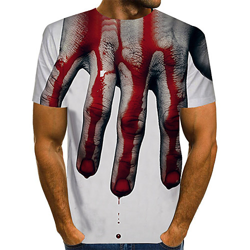 

Men's Daily Basic T-shirt - 3D Print Gray