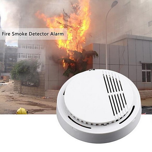 

Smoke detector fire alarm detector Independent smoke alarm sensor for home office Security photoelectric smoke alarm