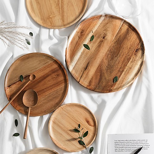 

1-Piece Tray Heatproof Country Wood