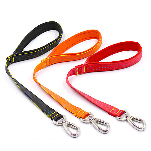 

Dog Cat Pets Leash Portable Retractable Foldable Solid Colored Classic Nylon Red Orange Black Corgi Beagle Bulldog Shiba Inu Cocker Spaniel Pug 1pc