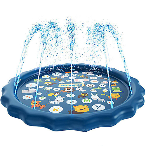 

Splash Pad Sprinkler for Kids Kiddie Baby Pool Inflatable PVC Adults Kids All Toy Gift