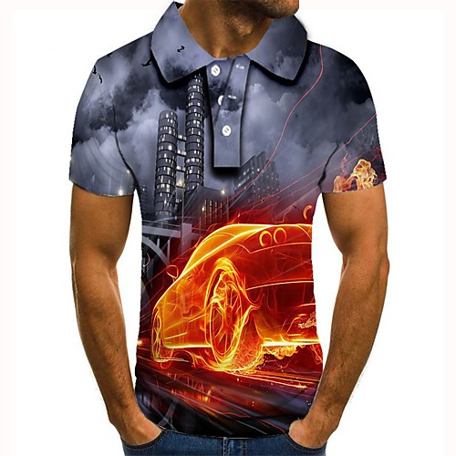 

Men's Daily Basic Polo - 3D Gray