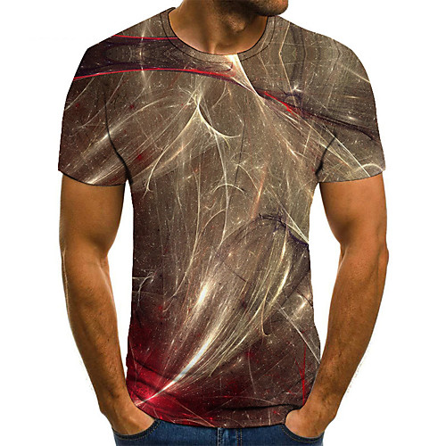 

Men's Daily Basic T-shirt - 3D Brown