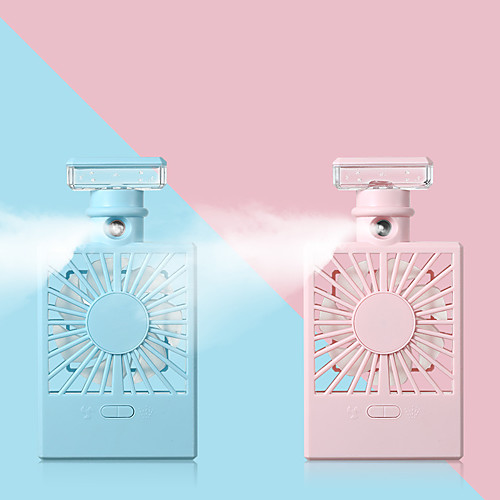 

Spray perfume bottle humidifier fan spray water replenisher cooler USB charging fan mini air conditioning fan