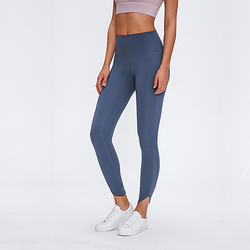 

Women's High Waist Yoga Pants Winter Fashion Black Purple Red Blue Gray Elastane Running Fitness Gym Workout Tights Leggings Sport Activewear Moisture Wicking Butt Lift Tummy Control Power Flex High