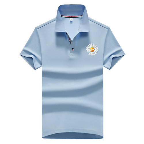 

Men's Daily Basic Polo - Geometric Yellow