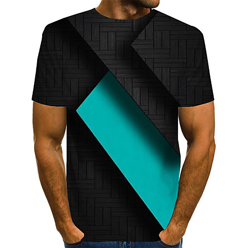 

Men's Daily Basic T-shirt - 3D Print Black