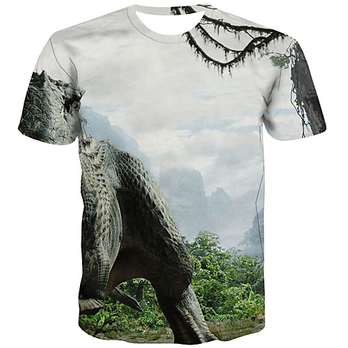 

Men's Daily Street chic T-shirt - 3D Print Rainbow