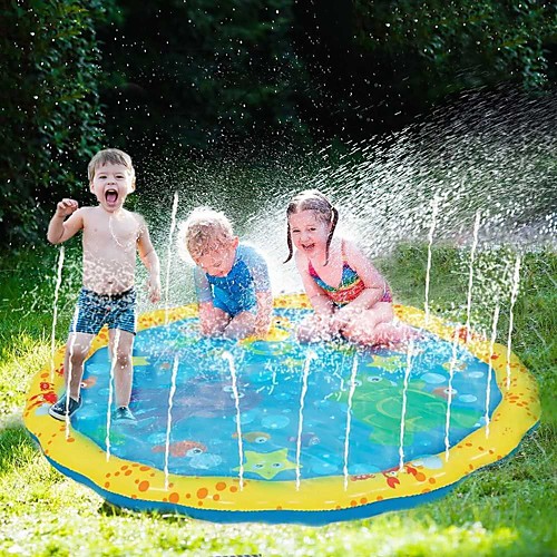 

Inflatable Pool Float Water Hammock Drifter Pool Hammock Splash Pad Sprinkler for Kids Outdoor Portable PVC(PolyVinyl Chloride) Summer Outdoor 1 pcs Kids Teenager Unisex Toy Gift