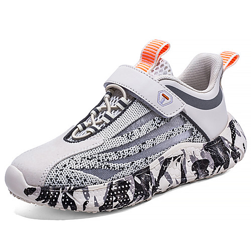 

Boys' Comfort Flyknit Trainers / Athletic Shoes Little Kids(4-7ys) / Big Kids(7years ) Running Shoes / Walking Shoes Black / Beige Summer / Fall / Color Block