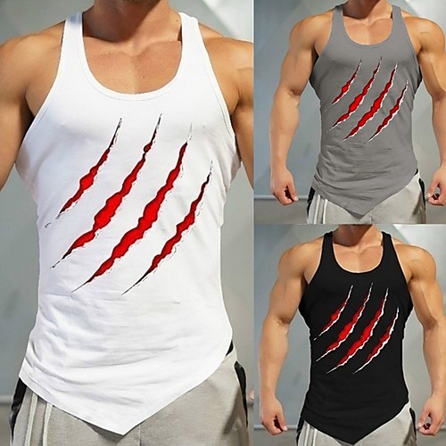 

Men's Daily Tank Top - Geometric White