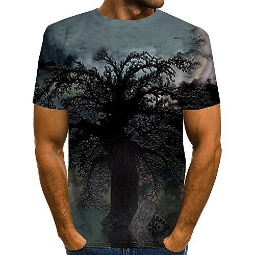

Men's Daily Basic T-shirt - 3D Print Black