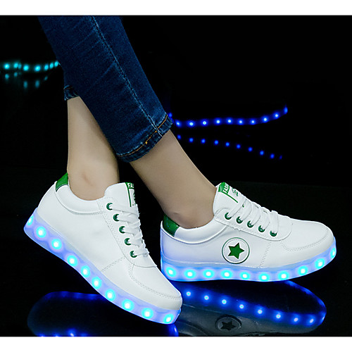 

Boys' / Girls' Comfort PU Flats Little Kids(4-7ys) Black / Green / Rainbow Spring / Summer