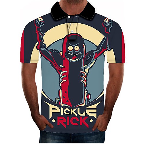 

Men's Graphic Polo Daily Navy Blue