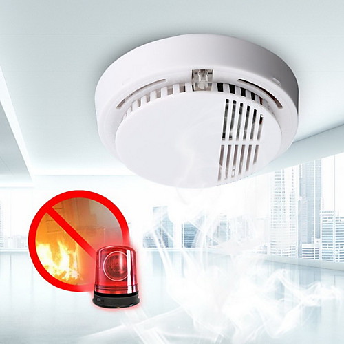 

Smoke detector fire alarm detector Independent smoke alarm sensor for home office Security photoelectric smoke alarm