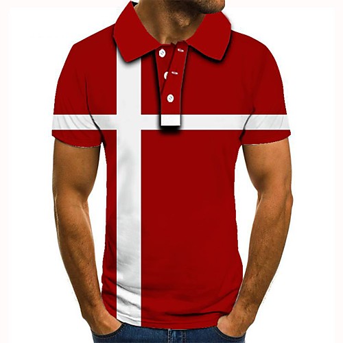 

Men's Daily Basic Polo - 3D Red