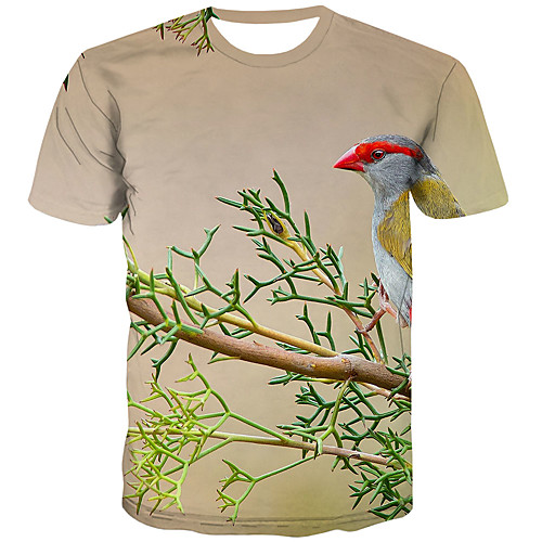 

Men's 3D Print T-shirt Street chic Daily Rainbow