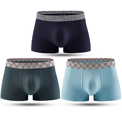 

Men's Sports Underwear Sport Briefs Sports Winter Boxer Briefs Trunks Bottoms Running Walking Jogging Training Breathable Quick Dry Soft Fashion Black Dark Green Navy Blue Dark Blue / 3pcs / Stretchy