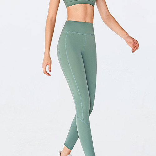 

Women's High Waist Yoga Pants Winter Pink Green Black Running Fitness Gym Workout Tights Leggings Sport Activewear Breathable Moisture Wicking Butt Lift Tummy Control High Elasticity Skinny
