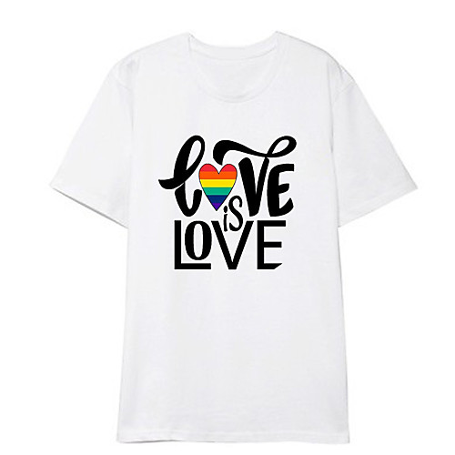 

Inspired by Cosplay LGBT Pride Outfits T-shirt Terylene Print Printing T-shirt For Men's / Women's