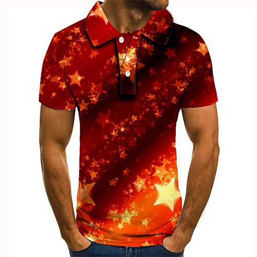 

Men's Daily Basic Polo - 3D Red